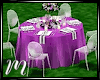 *M* Wedding Table/Purple