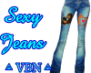 Sexy jeans withpatchesDg