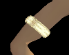 Etched Gold Armband