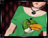 *AN* Green Angrybird Top
