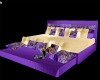 Purple & Cream Bed
