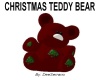 CHRISTMAS TEDDY BEAR