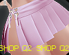 Q. Cleo Pink Skirt