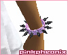 Lilac/Onyx Spike R Cuff
