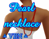 Pearl necklace red light