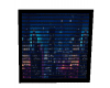 cuadro edificio neon