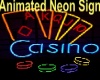 (J) Neon Casino Sign