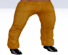 Men's Orange Jeans