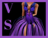 Blue Purple Ballgown