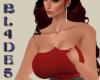 CORSET GOWN RED & BLACK