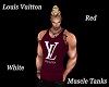 ||LV Muscle Tank||Red|