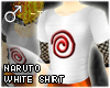 !T Naruto white shirt