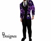 purple gala suit