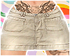 ☀ summer khaki skirt