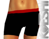 Cute gym shorts Blk&Red