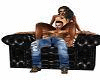 Leather Couch 4 poses