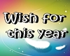 Wish for this year