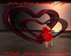 2 HEARTS POSE/RED