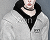 𝒜. Noice White Hoodie