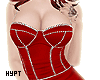 Dark red club dress
