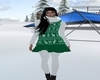 green white winter outfi