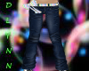 .D. rainbow belt jeans