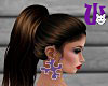 Puzzle Earrings purple