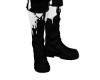 Black winter boots