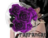 +rose bouquet purple