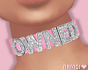 *N Owned Choker Pink