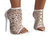 BC BELL LACE HEEL WHITE
