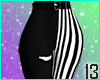 Black Striped Pants