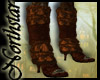 ~NS~ Brown fur boots