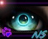 [NS] cyborg eyes teal F