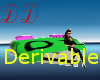 Derivable Heart Big Bed