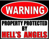 Hells Angels Poster Sign