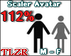 Scaler Avatar M - F 112%