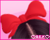 Red Head Bow