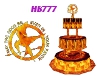 HB777 Cstm HG Wed Cake