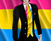 Pansexual Pride suit