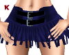 Fringe Skirt Blue