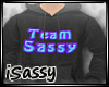 F. Team Sassy Hoodie