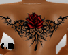 C.M Red Rose Tattoo