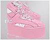 $ Pink Sneaker Platform