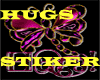Hugs bug jewell stiker
