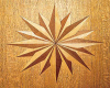 light wooden floor star