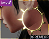 Spiked Gold Earrings