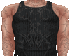 Crackle Black Tank Top