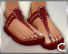 *SC-Red Sandals