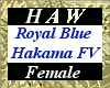 Royal Blue Hakama FV
